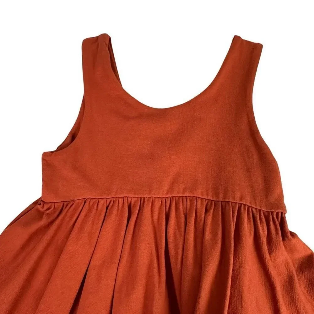 Remie Girl sleeveless twirl dress size 6 Suntan